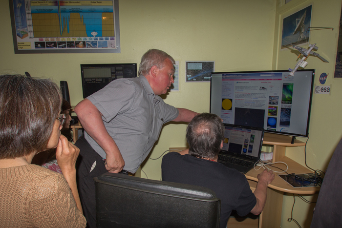 Radioastronomie et observation solaire à Cointe (mai)